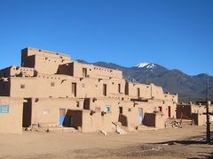 サンタフェでのスキーとニューメキシコ州の国立公園②　世界遺産・タオスプエブロ