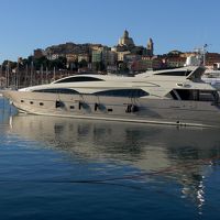 2014.12ニース，フィレンツェ，チンクエテッレドライブ旅行7-インペリアで1泊　Hotel Corallo，Bar Corsaroで夕食