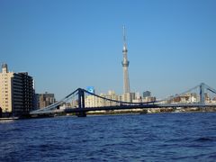 新橋から神田までウォーキング、日本橋クルーズに乗船しました