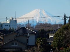 1月１８日素晴らしい富士山が見られた