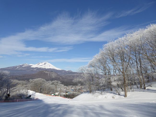 美しい雪景色の軽井沢　冬のバカンス♪　Vol２（第２日目）☆軽井沢プリンススキー場で優雅に滑る♪メインダイニングで優雅なランチ♪コテージでまったりとディナー♪