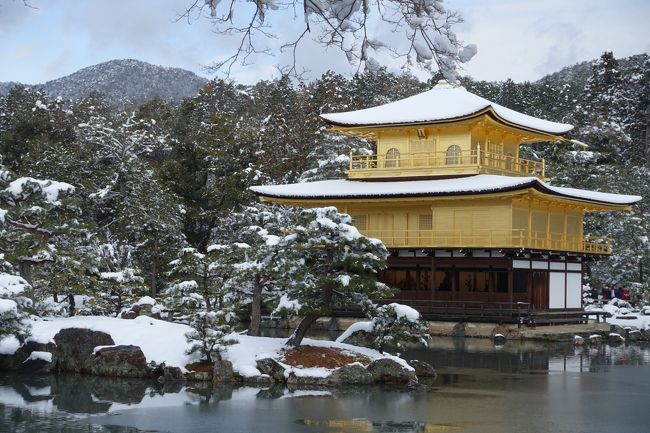 記録的な積雪だった今年の正月。京都の雪景色を堪能してきました。