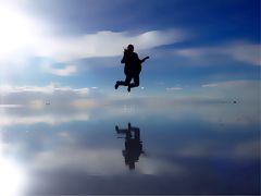 天空の鏡が見たくて ウユニ塩湖一人旅４*・゜・*ウユニ塩湖サンセットツアー*・゜・*