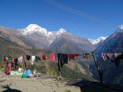ネパール・アンナプルナトレッキング 2015新年：12/30(Day7)::ジヌーの温泉でのんびり