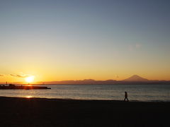 江の島と葉山　「やっぱり森戸の夕日は最高でした！」