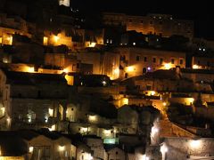 ２０１４　レンタカーで巡る秋のイタリア⑧　～洞窟住居の町・マテーラ（Matera）の夜～