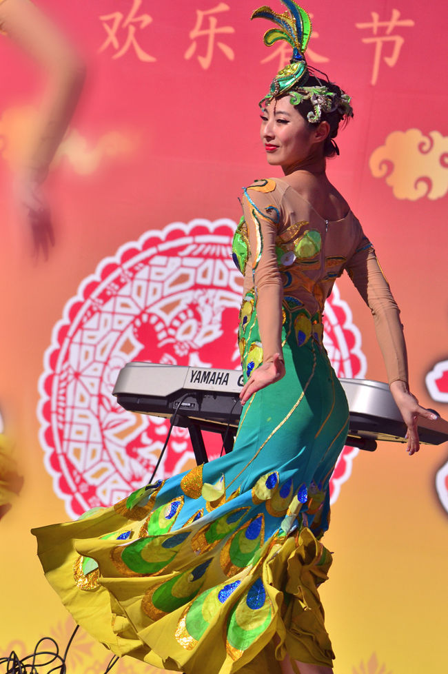 第9回名古屋中国春節祭（2） 中国国立東方歌舞団の舞踊（吉祥孔雀）