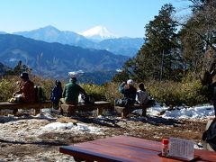「　冬の高尾山　　稲荷山コースを行く　」　2015