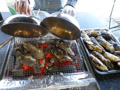 昭和記念公園で牡蠣食べ放題