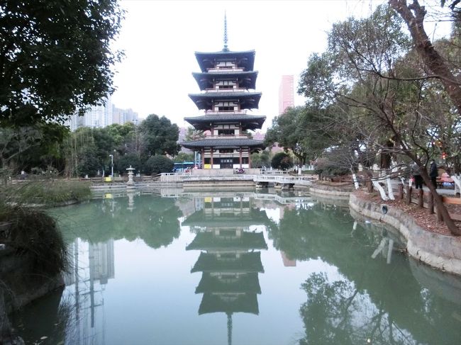 二日目　恵山古鎮　蠡湖噴水　長広渓湿地公園　虎丘