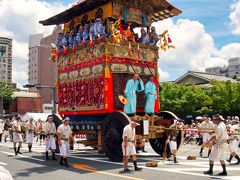 めちゃめちゃ暑い中での祇園祭見物