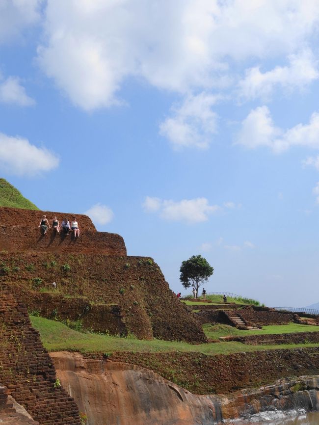 2015年冬、インド洋に浮かぶ小さな島国・スリランカへ。<br />☆3日目:シーギリヤロック登頂編☆<br /><br />『次に海外旅行に行くなら』と考えた時、真っ先に浮かんだのがスリランカ。<br />早々にガイドブックを購入し思案していました。<br />初めての海外一人旅なので、今回は周遊観光付きのプランを利用しましたが、<br />団体ツアーではなく少人数だったため、比較的自由がきき良かったです。<br /><br />豊かな自然と世界遺産、穏やかな象たちとの触れ合いにアーユルヴェーダ、<br />種類豊富なライス&カリーや紅茶…etc<br />『光輝く島』という意味を持つスリランカの、煌めく魅力を堪能してきました。<br /><br />◇散策リスト◇<br />・シーギリヤ・ロック<br />------------------<br />◇日程◇<br />1日目:成田空港出発→ニゴンボ泊<br />2日目:ダンブッラ石窟寺院→ダンブッラ泊<br />3日目:シーギリヤ・ロック→キャンディ泊<br />4日目:キャンディ→ピンナワラ象の孤児院→コロンボ泊<br />5~6日目:コロンボ→帰国<br />------------------