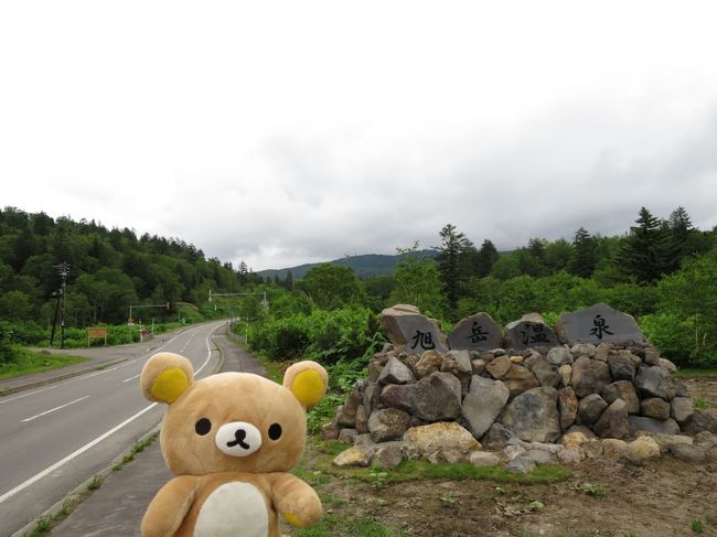 クマ〜<br />2013に続いて今年は旭岳登るクマ<br />旭岳は北海道で一番高い場所クマ<br />でも今日は麓の旭岳温泉まで目指すクマ。<br /><br />