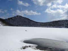 冬の東北プチ湯治（3）歩いて潟沼