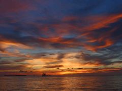 マイアミ／キーウェストの旅「大西洋からの朝陽とメキシコ湾へ沈む夕陽」