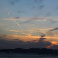 夕日１００景、夕映えの宿赤穂温泉に牡蠣を食べに