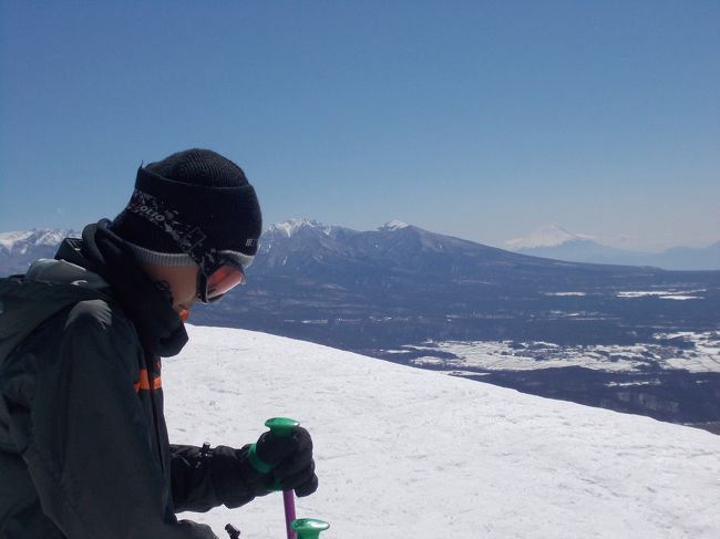 家族でスキーin車山高原スキー場