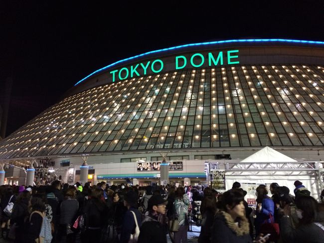 BIGBANG ２０１４年内最後のコンサート。東京ドームで満喫。<br />２日目は、築地でランチして、コンサートへ。最高だ。