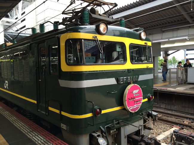 子供のころからずっと乗りたいと思っていたトワイライトエクスプレスが、本年度で廃止になってしまうとのこと。これは何としても乗っておかなければと思い、自宅の最寄り駅のみどりの窓口で１０時打ちをやってもらって、なんとかツインを取ることができました。そんなわけで、妻と２人で札幌→大阪までなんと２３時間にもわたる寝台列車の旅に出ることになりました。