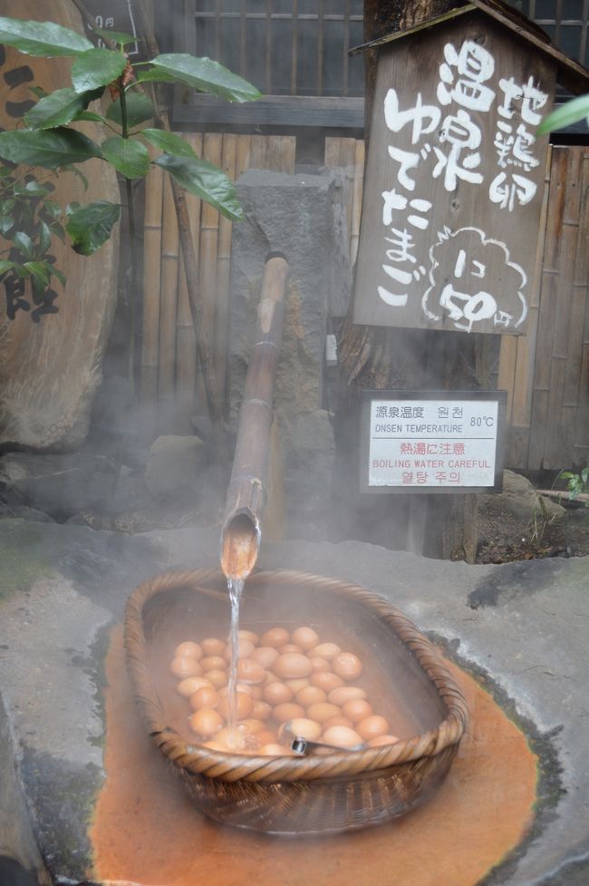 黒川温泉２日目。<br />入湯手形を使って、湯めぐりの続きをしました。<br />一つ一つの宿がレトロで懐かしいような雰囲気。<br />ずっといたくなるような街並みでした。<br /><br />阿蘇へのドライブはあいにくの霧でしたが・・・<br />この日も素敵な旅日和になりました。<br /><br />※こちらは全3編の2作目になります。<br />　良ければ、ぜひ他の旅行記もご覧下さい。<br /><br />→(1)黒川温泉1日目編へ<br />http://4travel.jp/travelogue/10990574<br /><br /><br /><br />