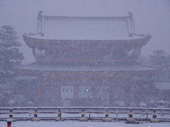 雪景色で迎えた新年