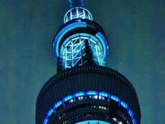 東京スカイツリーの夜景　追悼！東京大空襲70年　☆そらまち亭で落語を聞いて