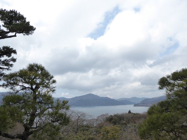 早春の箱根と富士五湖の旅♪　Vol.２（第１日目）☆元箱根：恩賜箱根公園♪