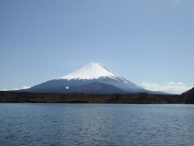 早春の箱根と富士五湖の旅♪　Vol.１６（第３日目）☆早春の精進湖と富士山の美しい競演♪