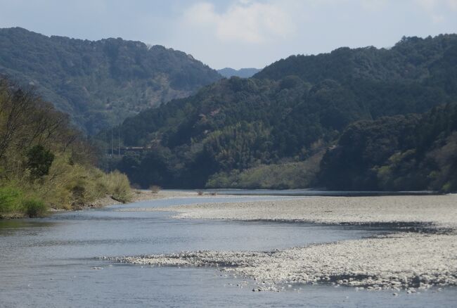 2015春、四国周遊(12/26)：3月30日(4)：高知、四万十川クルージング、高瀬沈下橋