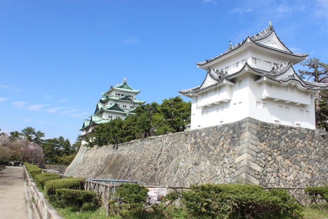 今までは名古屋と言うと!<br />結婚式出席とか視察のついでにとか研修会や展示会の為が付いたが今回は完全に観光目的<br />でも イザ計画と成ると面倒な事が多い、<br />そこでツアー便乗に成るが思った所に行けない・自家用車も駐車場に意外と掛る(最近は30分単位)<br />其の他入場料が掛かり高く成る、<br />有るテーマパークでは近くの駐車場300円+入場料1080円+食事1200円【普通の定食)出て来たら合計2580円<br />1時間以内ダッタから良かったが30分超過なら200円づつ掛るので自家用車には辛い、<br />勢い郊外のコンビニで済ませる事が多くなる入場料は仕方ないが他が節約出来る。<br />公共交通も間引き運行で途中下車すると次が無く成り近くならタクシーか!でも呼べ無い事も有る、<br />そこで考えたの自由行動が多い目のツアー観光バス・名古屋・京都・大阪方面は豊富に有る其処から歩く・バス・タクシー循環バス等を使うと有名な場所なら入場だけで済む。<br />調べるは専らPC・パンフレットは古いと当てに成ら無い施設だけが決ればPCで交通手段や行き方見所は全部OK、<br />でPCと格闘する事3時間おおまかに出来た。<br />ツアーも観光会社で無くバス会社方が親切丁寧だと判った。<br />準備完了で行く。<br />