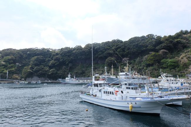 伊豆大島の南部にある波浮(はぶ)港。<br /><br />大島で一番古い港だそう！<br /><br />アクセスは、<br /><br />バスか車かな？<br /><br />自転車は、<br /><br />アップダウンがけっこうきついから、<br /><br />がちなサイクラーじゃないと辛いかも。。<br /><br />大島一周道路から外れて、<br /><br />港に下りると、<br /><br />港町があるよ！<br /><br />友達にオススメされた<br /><br />① 港鮨<br /><br />② 鵜飼商店<br /><br />にいってきたー☆<br /><br />① 港鮨<br /><br />ここは、予約したほうがいいみたい！<br /><br />営業時間短いし、<br /><br />あんまり広くないから…<br /><br />電話番号→0499240002<br /><br /><br />大島名物『べっこう寿司』はもちろんのこと、ちらしに握りに、定食に……<br /><br />どれも美味しいって聞いてたんだけど、<br /><br />今回は『伊勢海老天丼』を！！<br /><br />伊勢海老天丼は、<br /><br />確実に食べたかったら、<br /><br />予約したほうがいいみたい！<br /><br />肉厚で、すごい食べごたえ！！<br /><br />他に、<br /><br />明日葉・白身魚・きぬさやの天ぷらがのってたよ！<br /><br />味噌汁にも、伊勢海老が入ってて、<br /><br />いい出汁でてるの！<br /><br />2950円出す価値あり！！<br /><br />② 鵜飼商店<br /><br />ここは、<br /><br />食料品店＋肉屋さん。<br /><br />で、お惣菜も売ってるの。<br /><br />コロッケ60円！<br /><br />揚げたて、美味い！！<br /><br />ちなみに、ここは、<br /><br />天皇陛下も来たことあるお店なんだって！<br /><br />他にも、芸能人のサインがいっぱい！<br /><br /><br />港鮨から鵜飼商店に行く途中には、<br /><br />伊豆の踊り子史料館があるよ！！