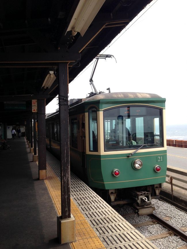 江ノ電に乗って途中下車をしながら沿線を楽しみました。