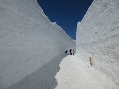 雪の立山黒部アルペンルート（信濃大町～黒部ダム～室堂～富山）