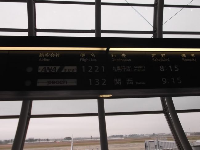 仙台空港８時１５分発。<br />ANA１２２６便、新千歳空港行きの搭乗リポートです。<br /><br />仙台駅から仙台空港アクセス線に乗っているときから、気持ちの高まりを感じました。これから、北海道へ向かうという高揚感からでしょうか。そして、空港に着くと、その興奮が絶頂に達します。空旅には、そんな人を魅了する何かが秘めているのでしょうか？