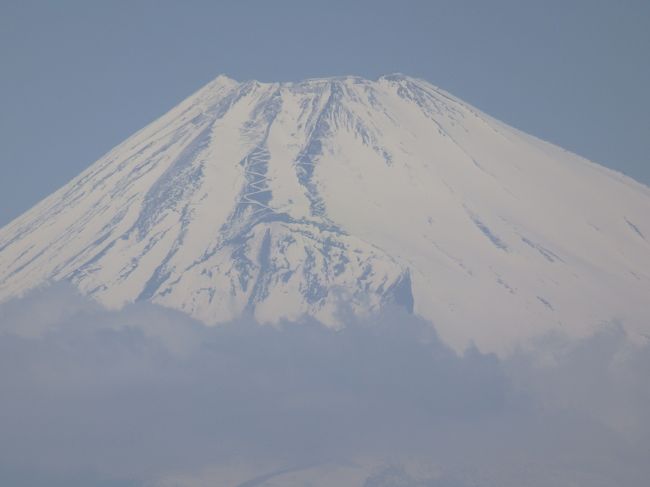 ２０１５年３月３０日、干物を買った後は、ミカンを買って帰ります。正確な品種は忘れましたが、２００円を２袋、あと適当に野菜を買いました。その後、亀石峠ＩＣから伊豆スカイラインに乗り、箱根方面を目指しました。富士山が綺麗なので、ノロノロ旅になってしまいました。