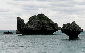 2015.3宮古島・沖縄旅行17-浜比嘉島　シルミチュー　兼久ビーチ　アマミチューの墓