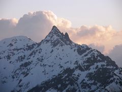 ＧＷは北ア燕岳に登る・・・②夕日に暮れなずむ北アの大パノラマを味わう