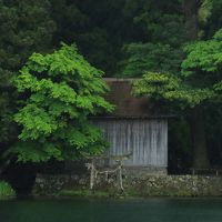 大分　天祖神社、旧豊後森機関庫