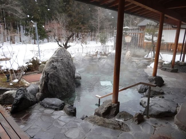 岩手県中西部、花巻市にある花巻温泉郷の中の一つ、志戸平温泉を訪れました。と言っても、殆ど宿泊した「游泉 志だて」の宿泊記になってしまってますが。<br />★雪が深く周囲の散策にも難あり。そこで、旅館でまったり。