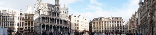 ベルギーのブリュッセルに３泊し、ブリュッセル市内を一日半、リエージュの朝市を半日観光しました。