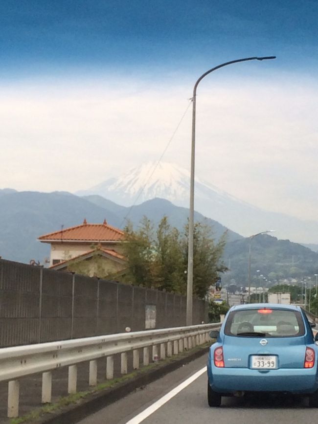 ドライブがてら富士山を見に行ってきました。
