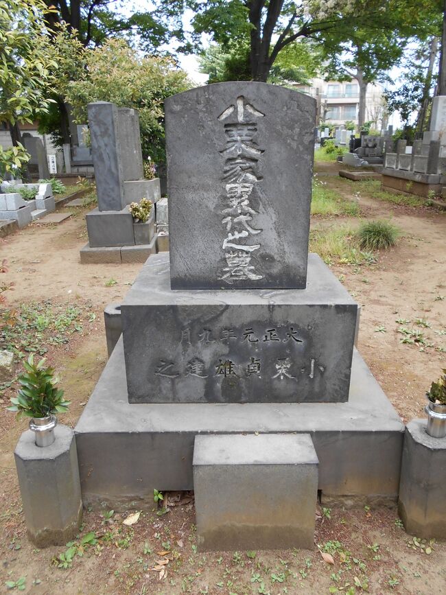 武蔵南池袋 勝海舟と並び幕末の二傑とも言われた改革派でバルチック艦隊を撃破した東郷元帥もその先見性を認めた小栗忠順が眠る『雑司ヶ谷霊園』散歩