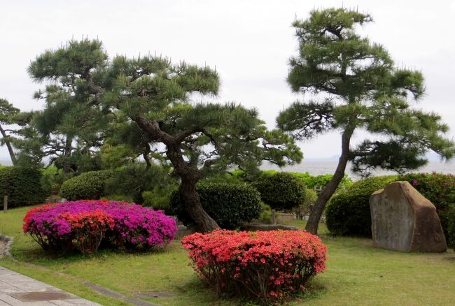 2015春、蒲郡の名所(8/16)：4月22日(8)：竹島、海辺の文学記念館、八百富神社遥拝所