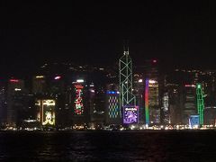 香港ニューイヤー②２日目夜　尖沙咀の夜景と油麻地の屋台ごはん。