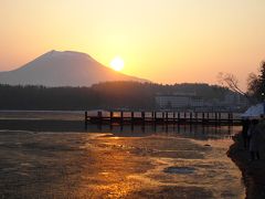 北海道・世界遺産　知床へいくばい！　その④　夜明けの阿寒湖はとっても神秘的～