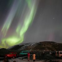 オーロラとブルーラグーン温泉に癒されるアイスランド！　