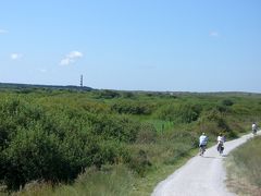 北海に突き出たオランダ最北近くのアーメラント（Ameland）島