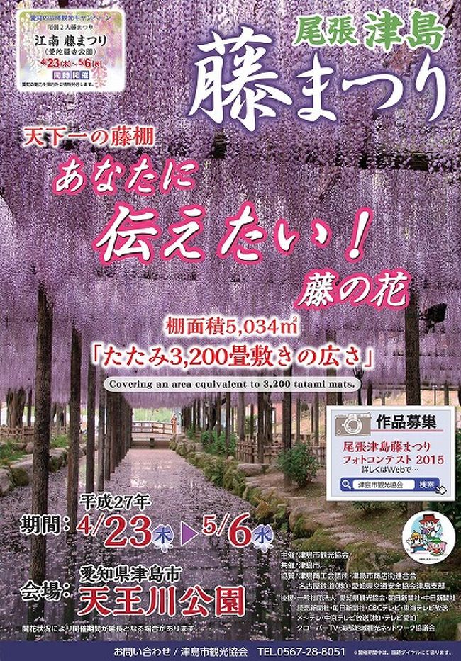 開花予想では連休中が一番見頃とかで行こうかと思いましたが、混むのが嫌で連休前の4月28日に急遽行きましたが、園内は近くの小学校の子供たちが写生に大勢いました。今年は気温が高く一斉に綺麗に咲いていましたが、早咲きのカピタンは終わりに近かったですがの野田白藤はまだこれからという感でしたが他はすべて綺麗に咲見られました。 今年の九尺はまだ短めでしたが、中の島の池の九尺も同じくらいでした。  <br />