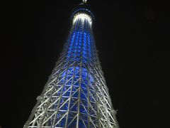 東京スカイツリーのブルーライティングを見に行こう!!