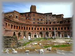 イタリア南部から中部へ　気まま旅2015【15】　ローマ(2日目)　クリプタ・バルビ／トラヤヌスの市場